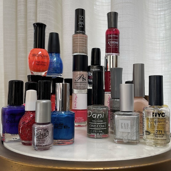 Other - Huge Nail Polish Variety Mixed Colors & Brands Bundle